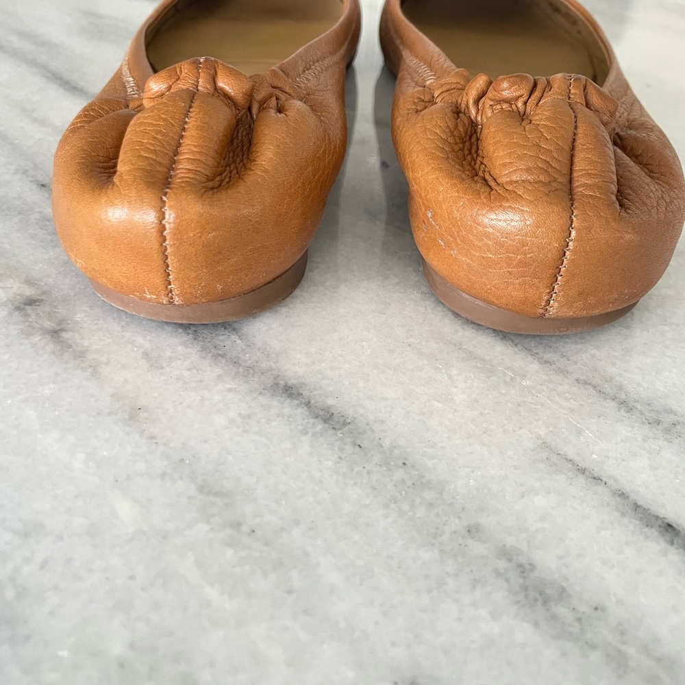 Tory Burch Tan Ballet Flats Size 8.5 - Picture 3 of 7